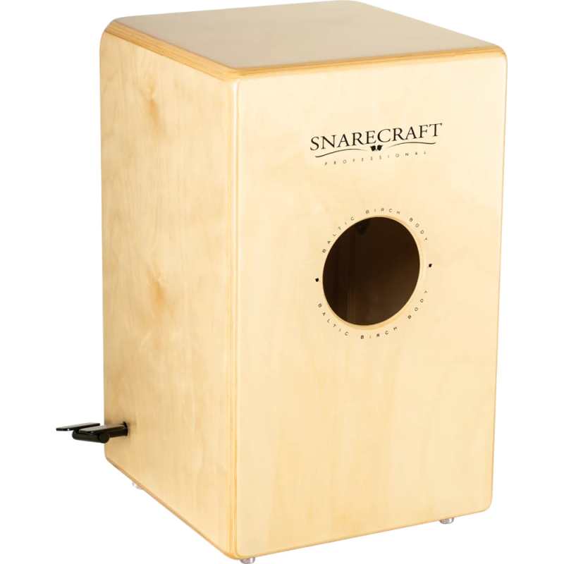 Meinl SCP100AWA Snarecraft Professional Series Cajon, American White Ash Frontplate with Snare Foot Switch - Image 5