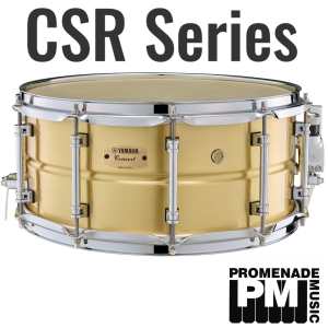 Yamaha CSR-1465 Orchestral Snare Drum (14" x 6.5" 1.2mm brass shell with stainless straight cable snare - CSR1465)