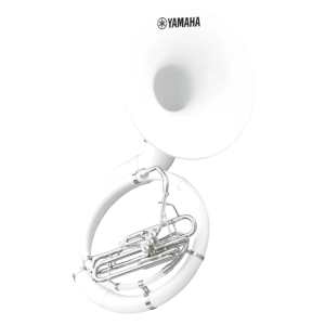 Yamaha YSH-301S Bb Sousaphone in Clear Lacquer ….. with FRP plastic body and ABS resin bell with soft case and mouthpiece [YSH301S]