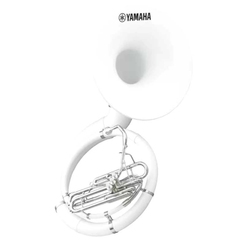 Yamaha YSH-301S Bb Sousaphone in Clear Lacquer ….. with FRP plastic body and ABS resin bell with soft case and mouthpiece [YSH301S]