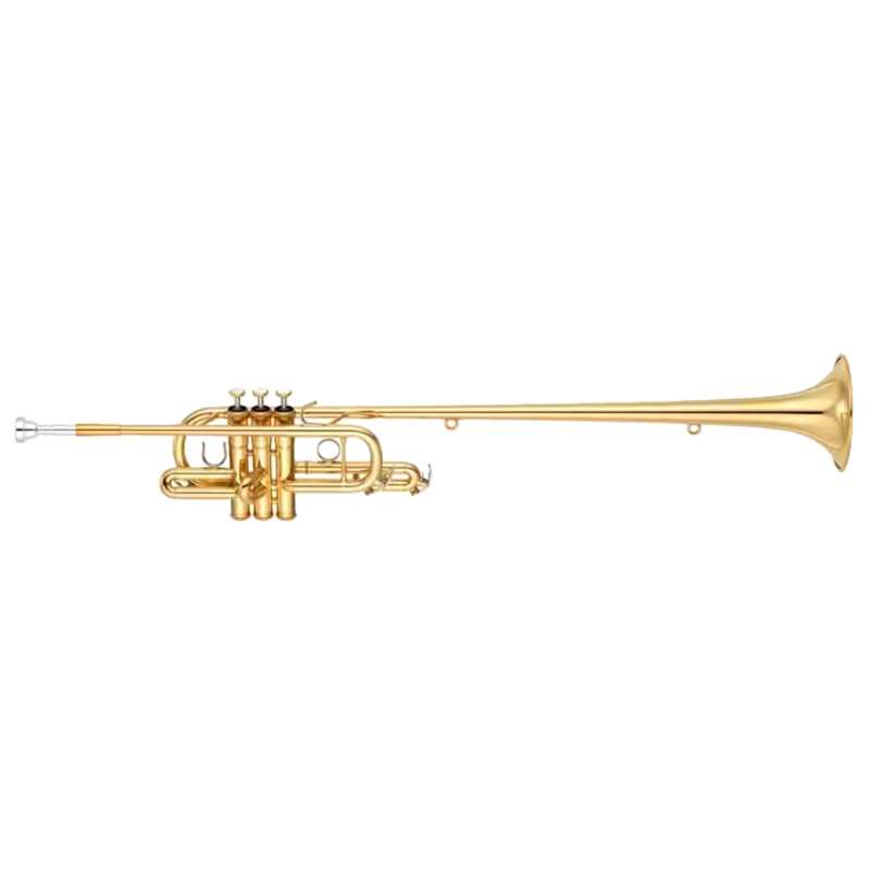 Yamaha YTR-6335F Herald Bb Trumpet in Gold Lacquer Finish with Case & Mouthpiece [professional fanfare model YTR6335F)