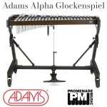 Adams GAA33 3.3-octave Alpha Series Glockenspiel with Resonator and Height Adustable Apex Frame with Reversible Damper Pedal ….. 1.25” rounded top bars, c-e range, A=442Hz pitch [gaa-33]