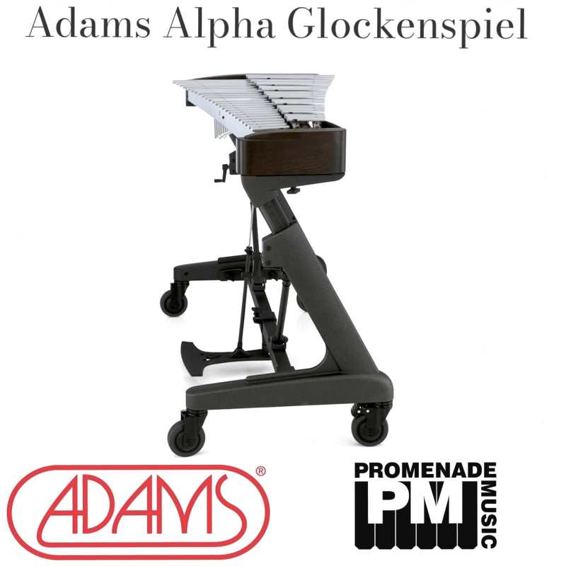 Adams GAA33 3.3-octave Alpha Series Glockenspiel with Resonator and Height Adustable Apex Frame with Reversible Damper Pedal ….. 1.25” rounded top bars, c-e range, A=442Hz pitch [gaa-33] - Image 5