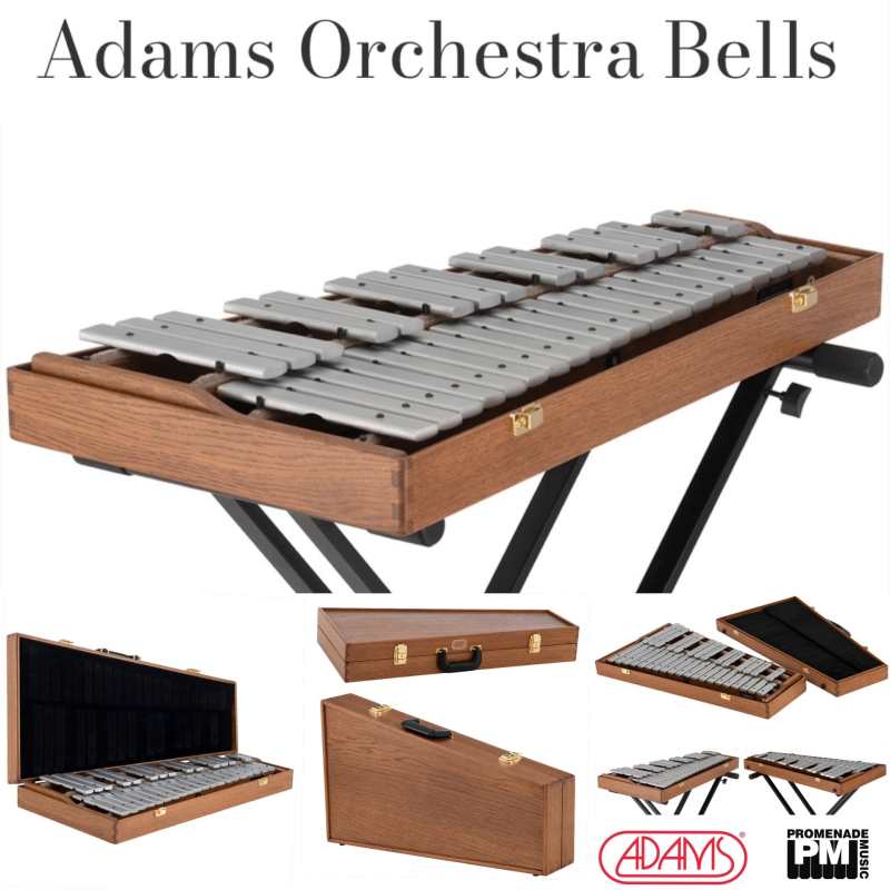 Adams GAD26 2.6-octave Alpha Series Portable Glockenspiel with Detachable-lid French Oak Hardcase ….. 1.25” rounded bars, f-d range, A=442Hz pitch [gad-26] - Image 3