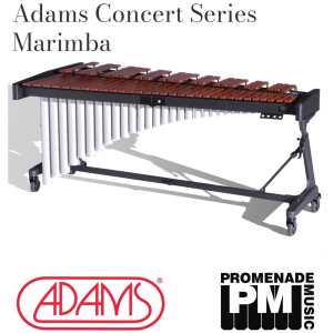 Adams MCKA43 Concert Series 4.3-octave Marimba with Full-size Synthetic Zelon Bars, Apex Frame, Cover and Mallets