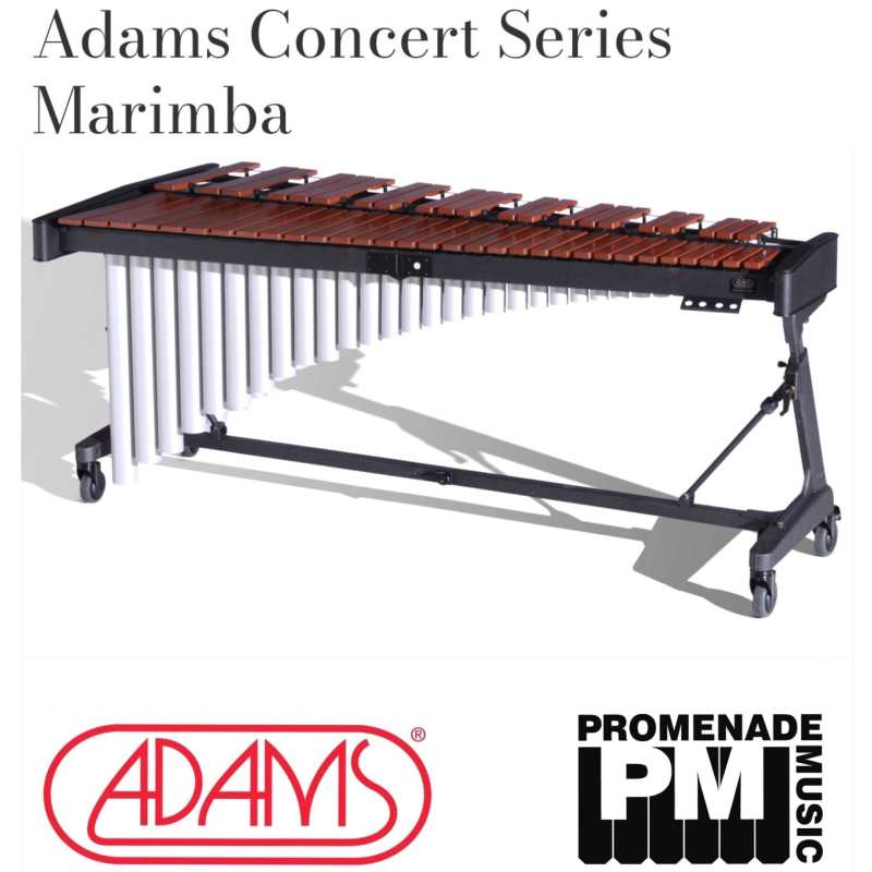 Adams MCKA43 Concert Series 4.3-octave Marimba with Full-size Synthetic Zelon Bars, Apex Frame, Cover and Mallets