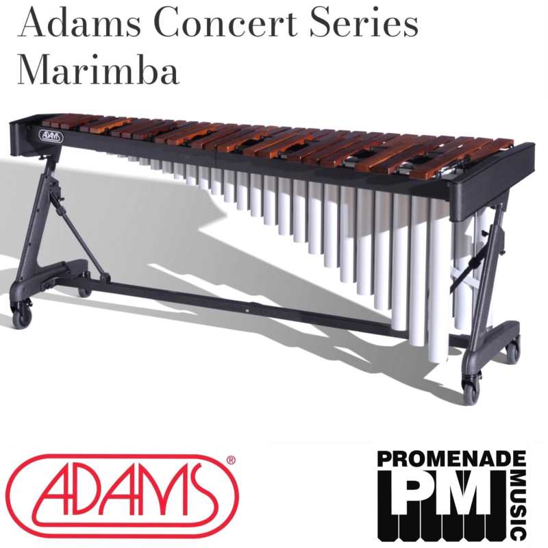 Adams MCPA43 Concert Series 4.3-octave Marimba with Full-size Padouk Bars, Apex Frame, Cover and Mallets - Image 2