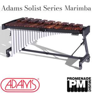 Adams MSPA43 Soloist Series 4.3-octave Marimba with Padouk Wood Bars, Apex Frame, Cover and Mallets
