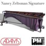 Adams MAHZ50 Nancy Zeltsman Signature Model 5-octave Marimba with Stained Espresso 'Z' Frame and Purple Resonators (honduras rosewood note-bars)