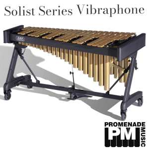 Adams VSNA31G Soloist Series 3.1-octave Vibraphone [No Motor] with Gold Aluminium Anodized Bars and Apex Frame