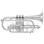 Yamaha YCR-6335SII Bb Cornet in Silver Plated Finish with Case & Mouthpiece [professional model YCR6335S mk2]