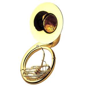 Yamaha YSH-411 Bb Sousaphone ….. with clear lacquered yellow brass body and mouthpiece - no case  [YSH411 WOC]