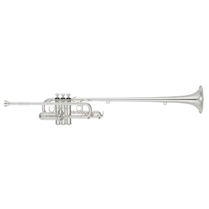 Yamaha YTR-6335FS Herald Bb Trumpet in Silver Plated Finish with Case & Mouthpiece [professional fanfare model YTR6335FS]