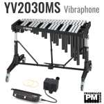 Yamaha YV-2030MS Vibraphone with YVD-10 Drive Unit Motor & Power Supply... 32mm Wide Non-graduated Bars, Gas-spring Height Adjustable Frame, Drop Cover, and Hex-key (SET YV2030MS UK)