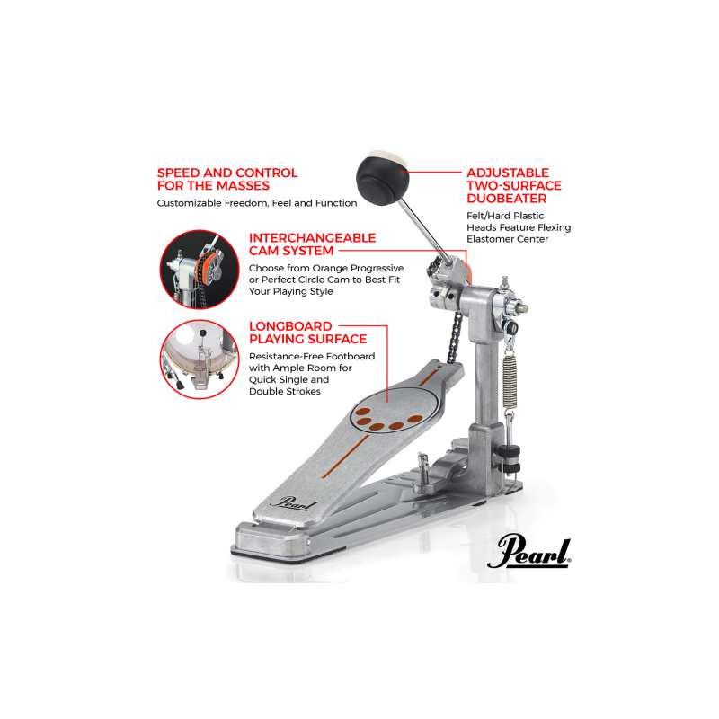 Pearl P930 Demonator Single Bass Drum Pedal - Image 4