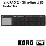 Korg nanoPAD 2 - Slim-line USB Controller, Black