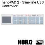 Korg nanoPAD 2 - Slim-line USB Controller, White
