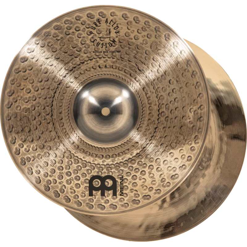 Meinl 14" Medium Thin Hi-Hat Pure Alloy Custom (PAC14MTH)