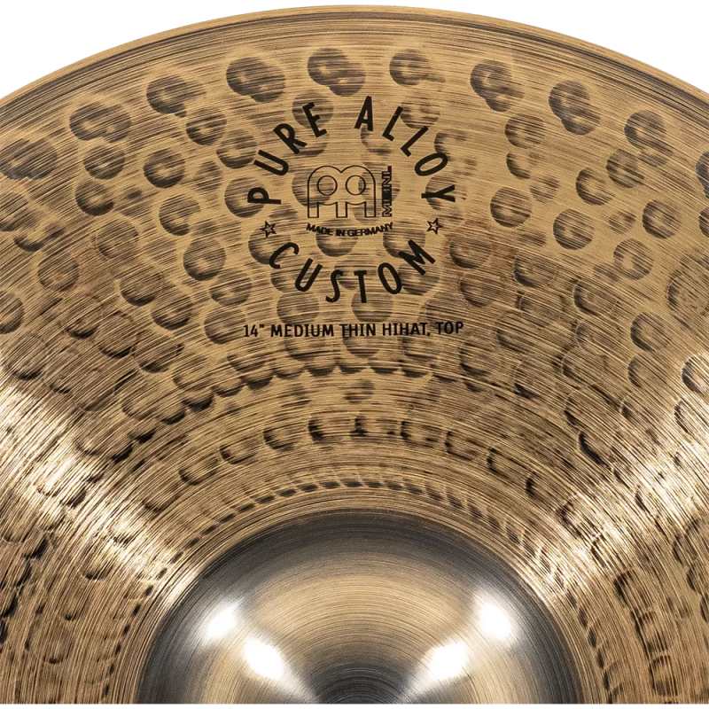 Meinl 14" Medium Thin Hi-Hat Pure Alloy Custom (PAC14MTH) - Image 3