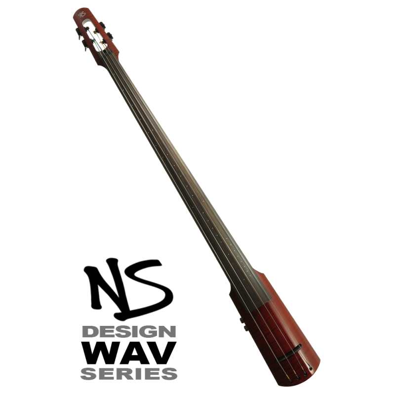NS Design Wav4 Bass, Red Burst - Image 2