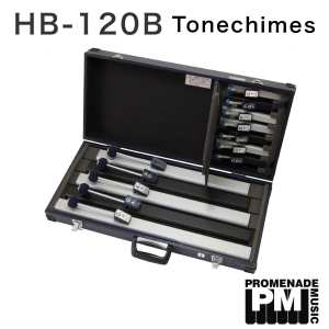Suzuki HB120B 4th-octave Chromatic Tonechimes Extension Set with Hardcase to go with Suzuki HB250 and HB120A ..... 12-notes, in two 1/2-octaves, from b3 down to g3 and c#7 up to g7 [hb-120b]