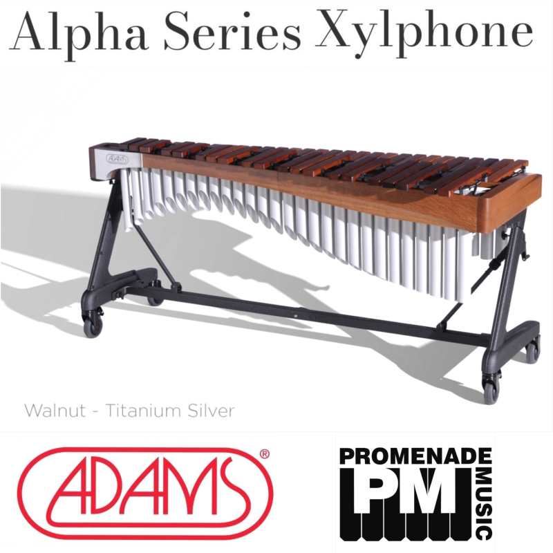 Adams XAHA40 Alpha Series 4-octave Xylophone with 48mm Honduran Rosewood Bars, Apex Frame, Cover & Mallets [A = 442 Hz quint tuned] - Image 2