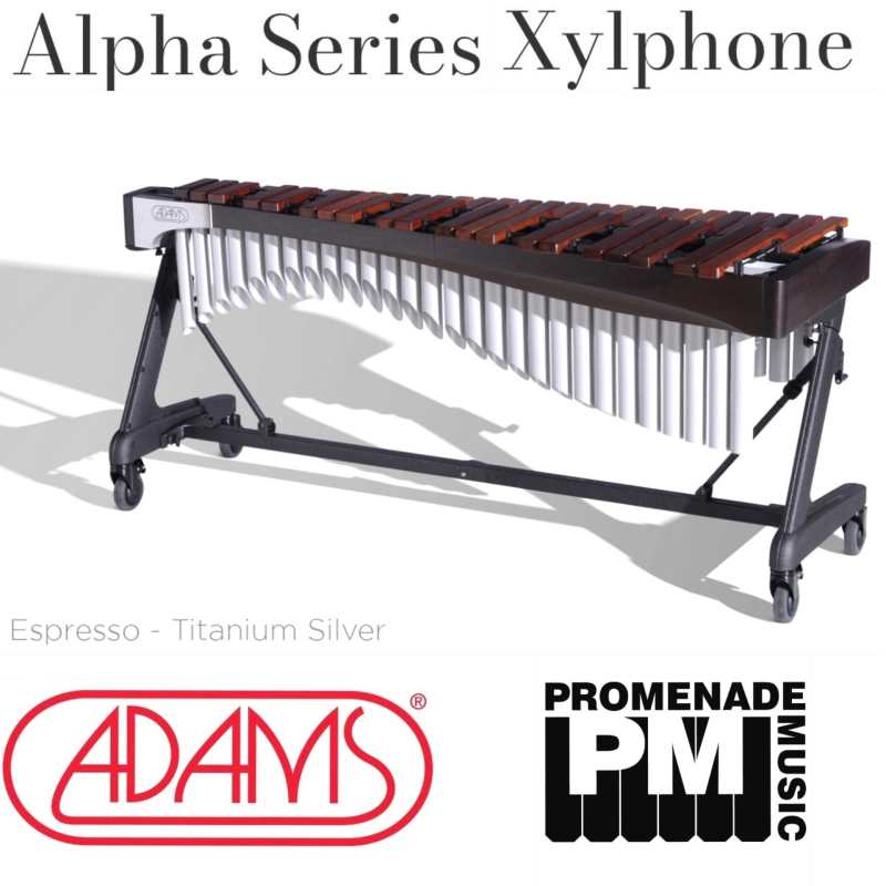 Adams XAHA40 Alpha Series 4-octave Xylophone with 48mm Honduran Rosewood Bars, Apex Frame, Cover & Mallets [A = 442 Hz quint tuned] - Image 5