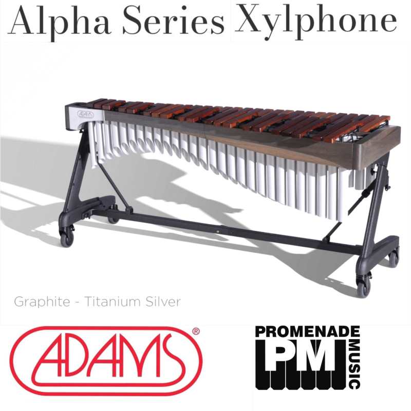 Adams XAHA40 Alpha Series 4-octave Xylophone with 48mm Honduran Rosewood Bars, Apex Frame, Cover & Mallets [A = 442 Hz quint tuned] - Image 10