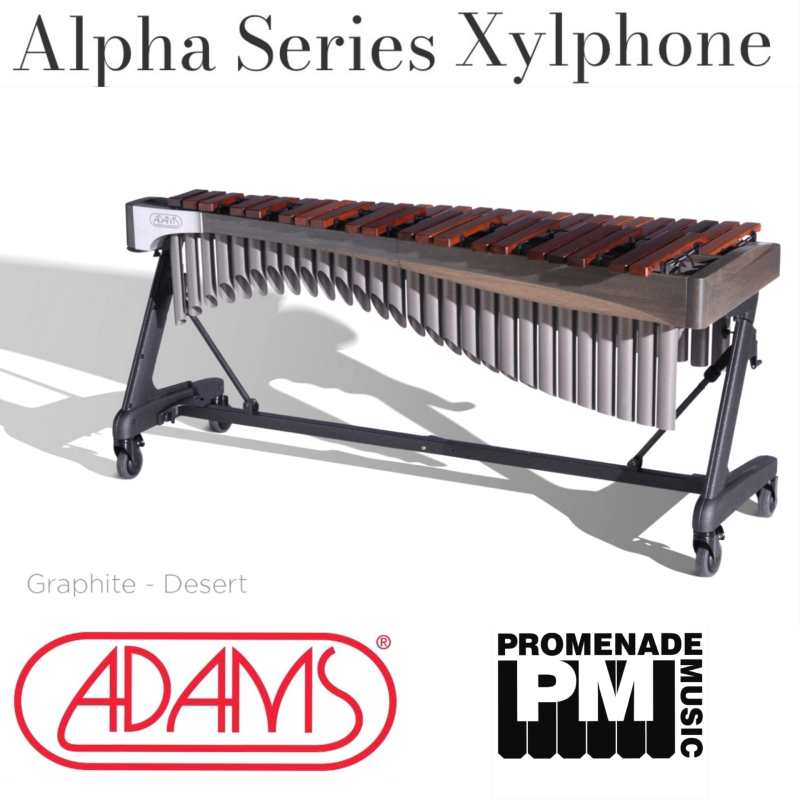Adams XAHA40 Alpha Series 4-octave Xylophone with 48mm Honduran Rosewood Bars, Apex Frame, Cover & Mallets [A = 442 Hz quint tuned] - Image 11