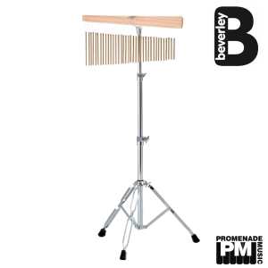 Beverley WCH-36 Windchimes Set ..... single row 36 hollow resonant bar chimes with double-braced stand [WCH36]