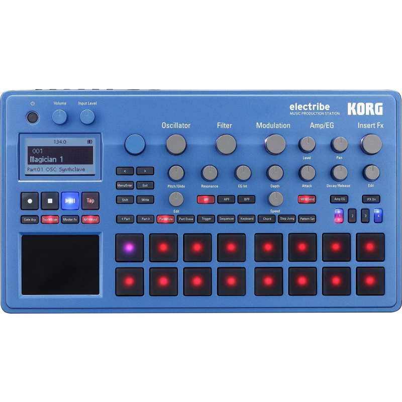 Korg EMX2 Electribe Music Production Station, Blue - Image 3