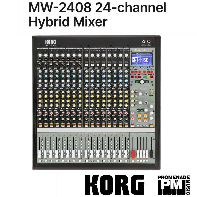 Korg MW2408 Hybrid Analog Digital Mixer (MW-2408)