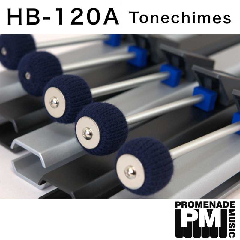 Suzuki HB120A 3rd-octave Chromatic Tonechimes Extension Set with Hardcase to go with Suzuki HB250 ..... 12-notes (in two 1/2-octaves) from f#4 down to c4 and g#6 up to c7 [hb-120a] - Image 3
