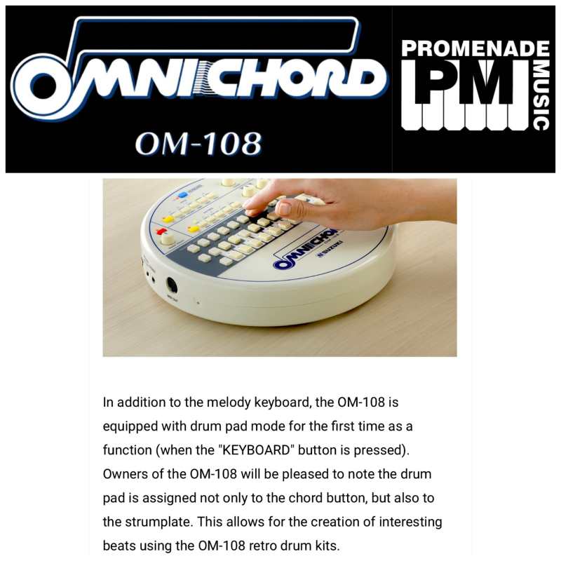 Suzuki OM108 Omnichord (OM-108) - Image 10