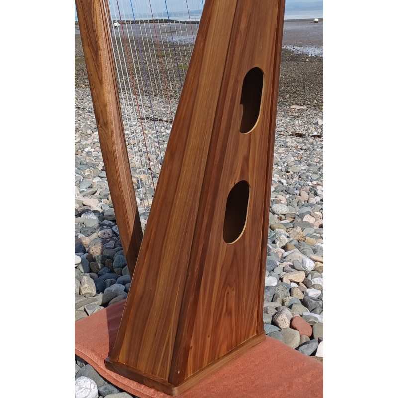 Stoney End Lorraine Floor Harp with Wooden Plinth and Gigbag (29-string 4-octave high headed harp that’s handmade in the USA - GX60044) - Image 18