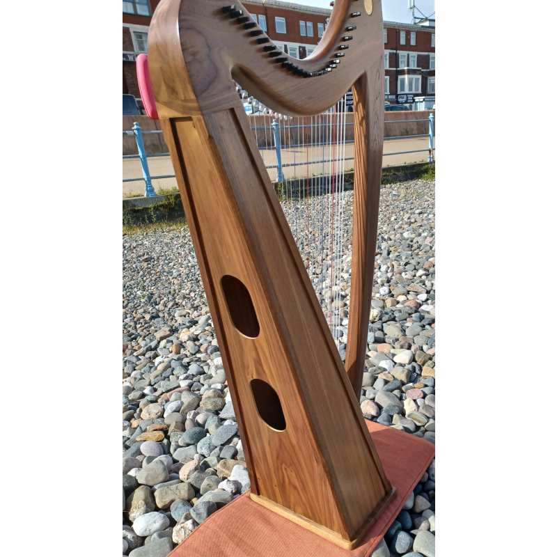 Stoney End Lorraine Floor Harp with Wooden Plinth and Gigbag (29-string 4-octave high headed harp that’s handmade in the USA - GX60044) - Image 22