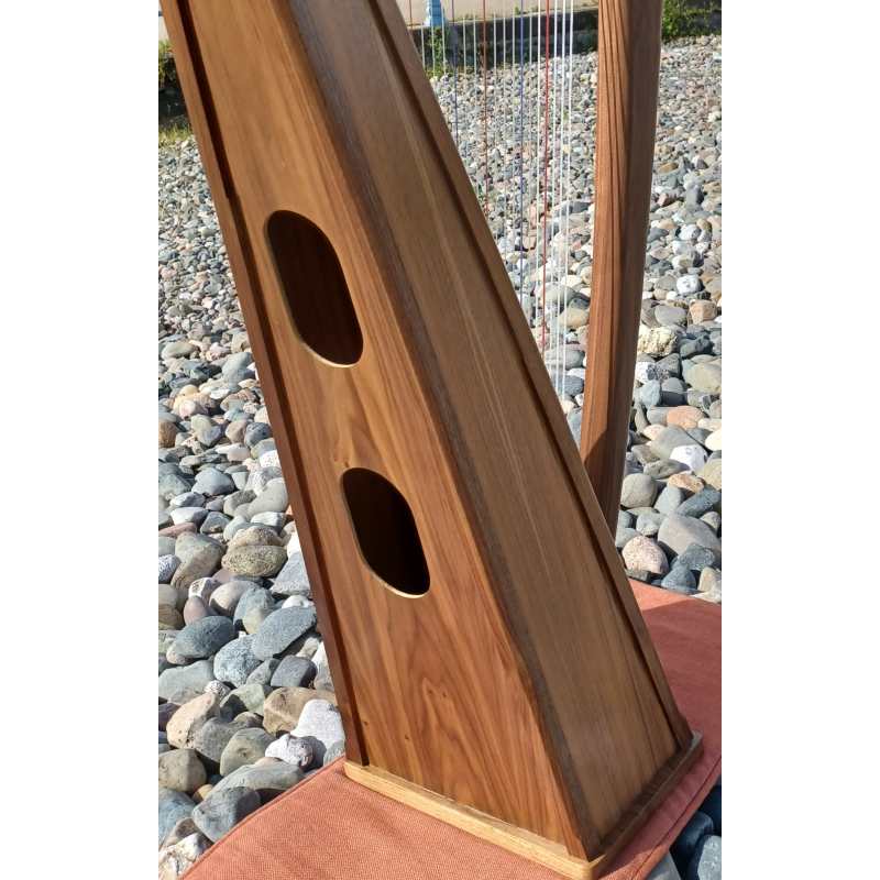Stoney End Lorraine Floor Harp with Wooden Plinth and Gigbag (29-string 4-octave high headed harp that’s handmade in the USA - GX60044) - Image 23