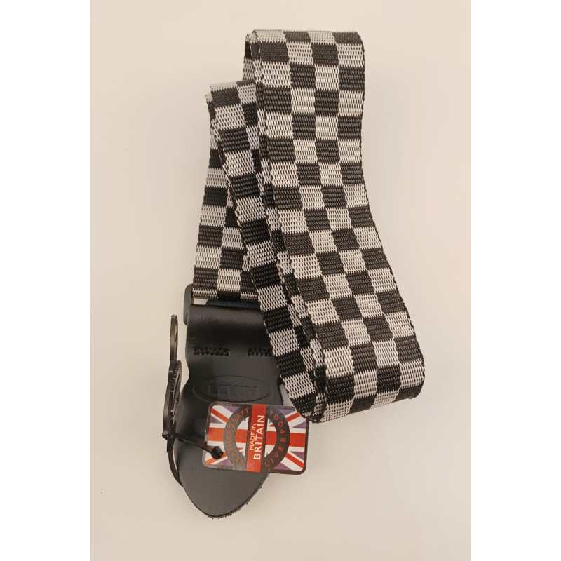 Levin 2" Webbing Guitar Strap in Chequered (LS-G-W-200-CHEQUERED) - Image 7