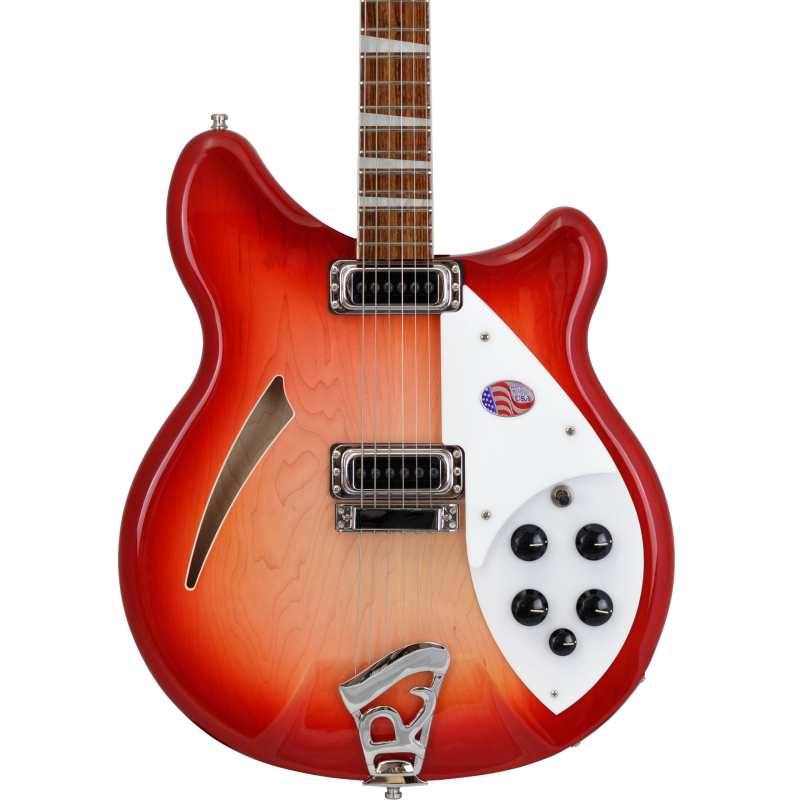 Rickenbacker 360 Deluxe Semi Hollow Electric Guitar, Fireglo