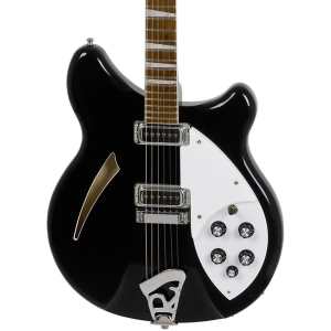 Rickenbacker 360 Deluxe Semi Hollow Electric Guitar, Jetglo