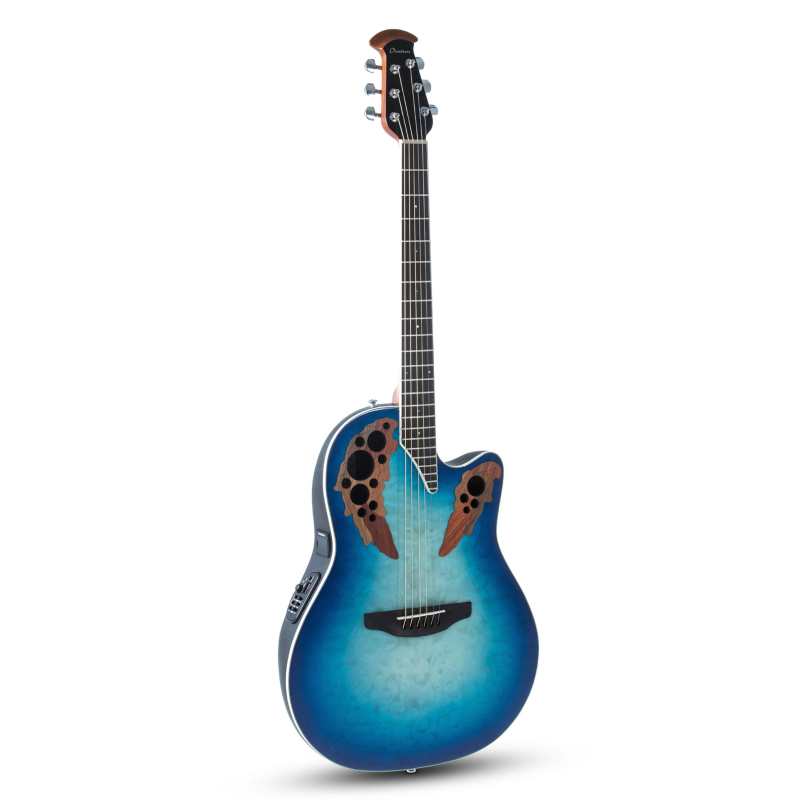 Ovation CE48P Celebrity Elite Plus Super Shallow, Regal to Natural (Blue) - Image 4