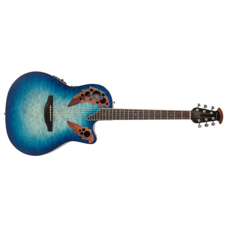 Ovation CE48P Celebrity Elite Plus Super Shallow, Regal to Natural (Blue) - Image 5