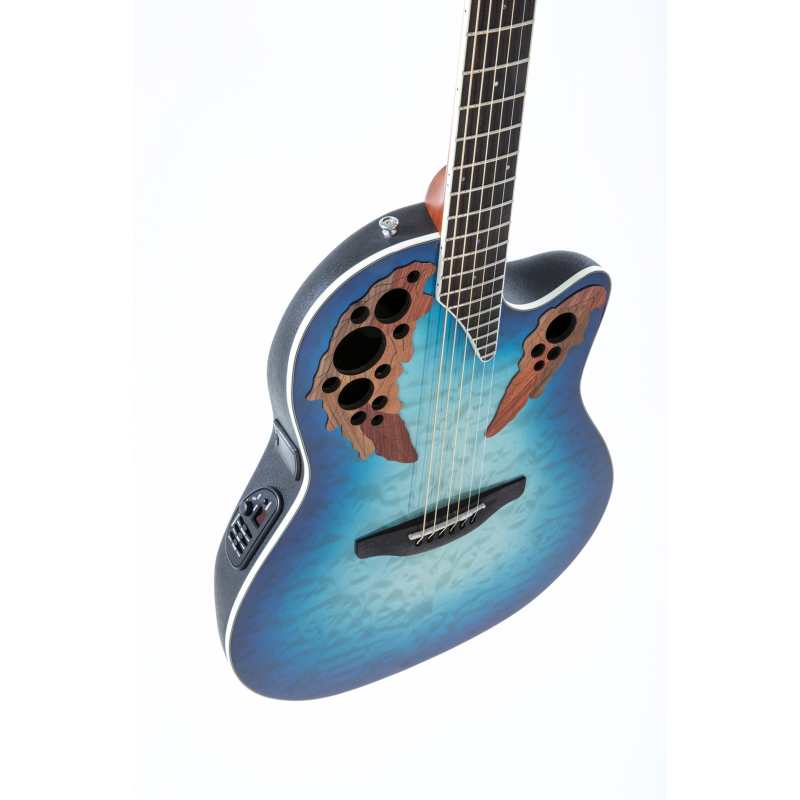 Ovation CE48P Celebrity Elite Plus Super Shallow, Regal to Natural (Blue)