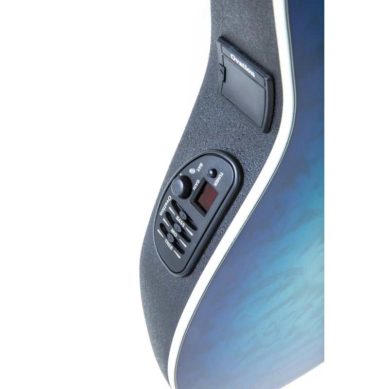 Ovation CE48P Celebrity Elite Plus Super Shallow, Regal to Natural (Blue) - Image 8