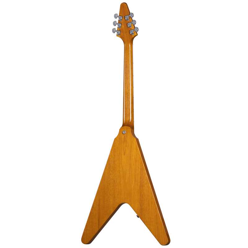 Gibson 70s Flying V in Antique Natural with Hardcase - Image 3