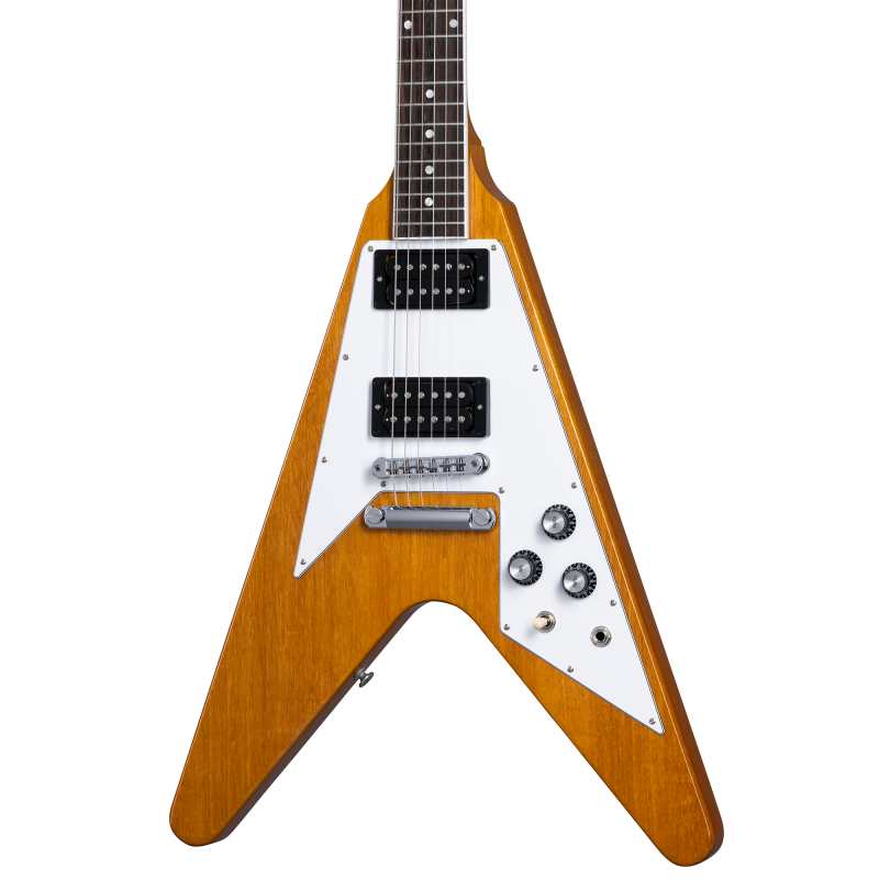 Gibson 70s Flying V in Antique Natural with Hardcase