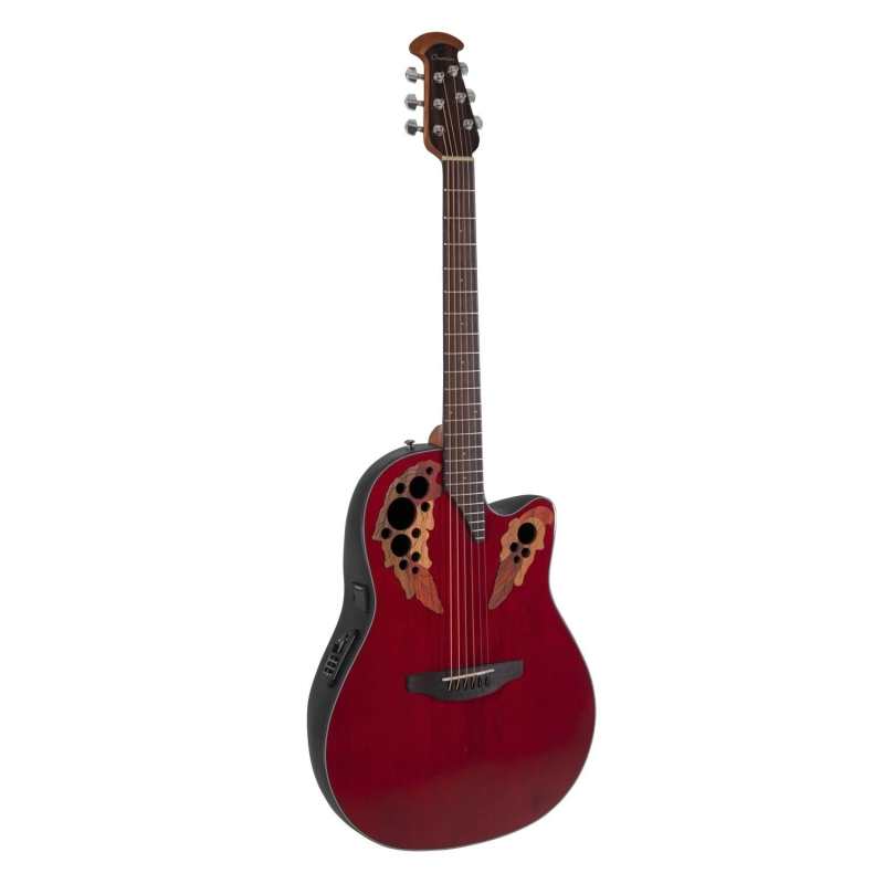 Ovation CE44 Mid Cutaway Celebrity Elite, Ruby Red - Image 4