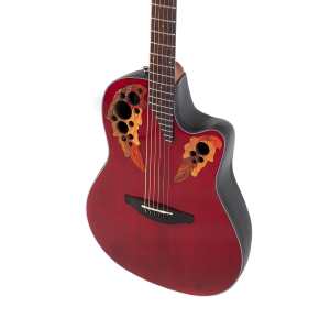 Ovation CE44 Mid Cutaway Celebrity Elite, Ruby Red