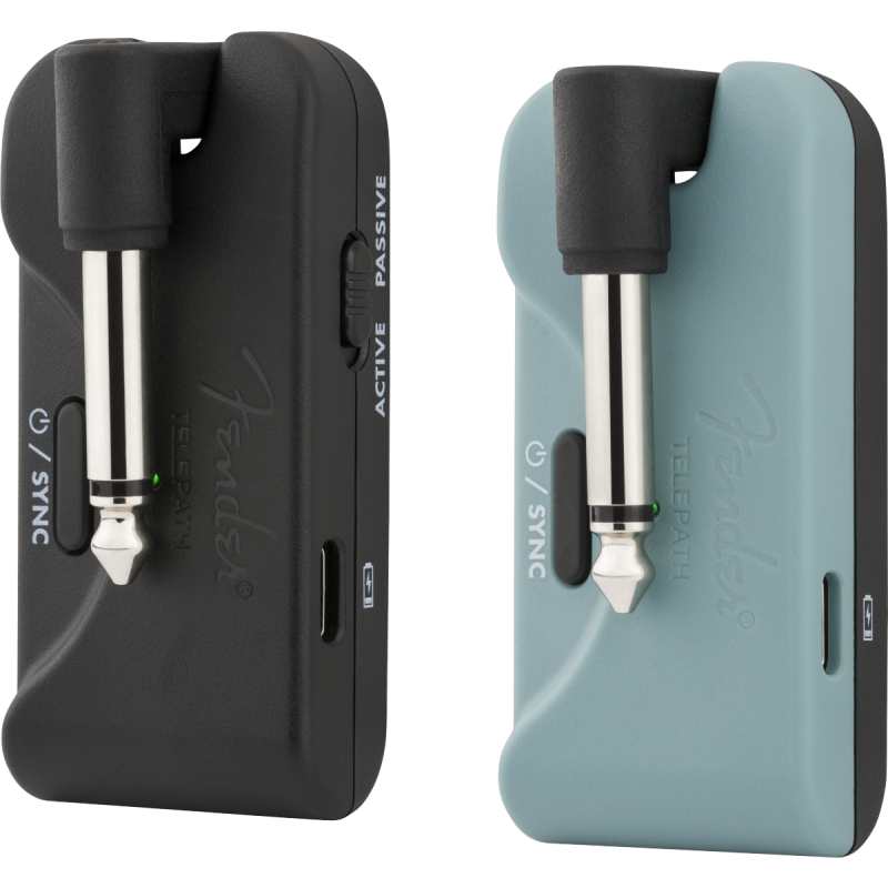 Fender Telepath Wireless System, Mystic Ice Blue and Black