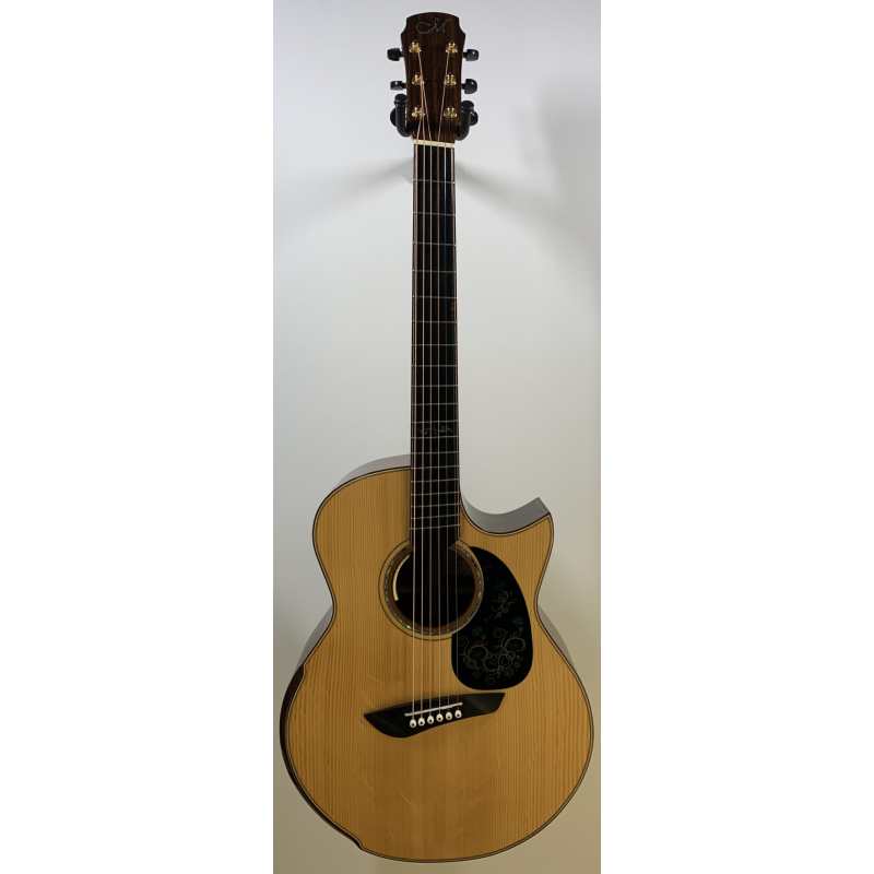Maestro Custom Series Raffles MR CSB A Spruce/Rosewood Small Jumbo Electro Acoustic (Secondhand) - Image 2